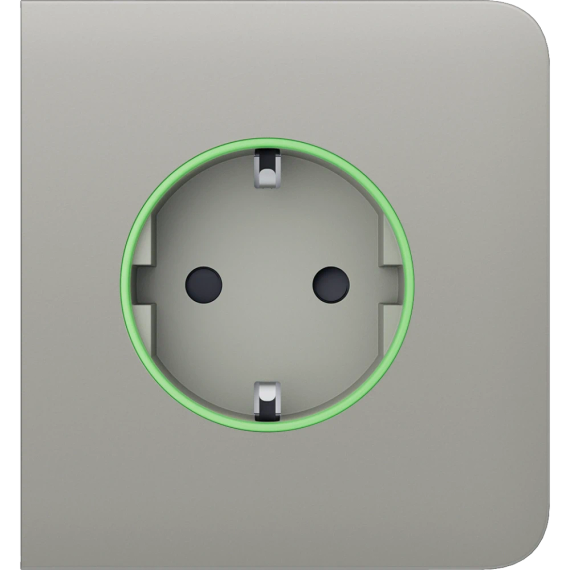 Ajax SideCover (smart) [type F] [55] ASP oyster фронтальна панель - Розетки