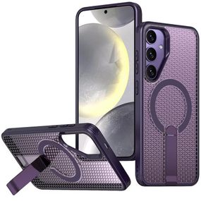Чохол TPU Breeze with MagSafe stand для Samsung Galaxy S26+ Purple