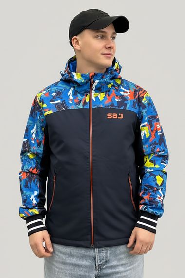 Чоловіча Вітровка Sun`s House  розмір: 56 Синій (арт. SB-19118-sport-blue)