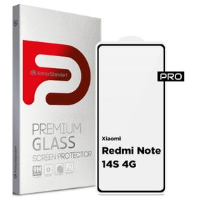 Стекло защитное Armorstandart Pro Xiaomi Redmi Note 14S 4G Black (ARM82035)