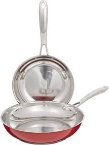 Набір сковорідок KitchenAid KCS08TPER, 21см + 26см