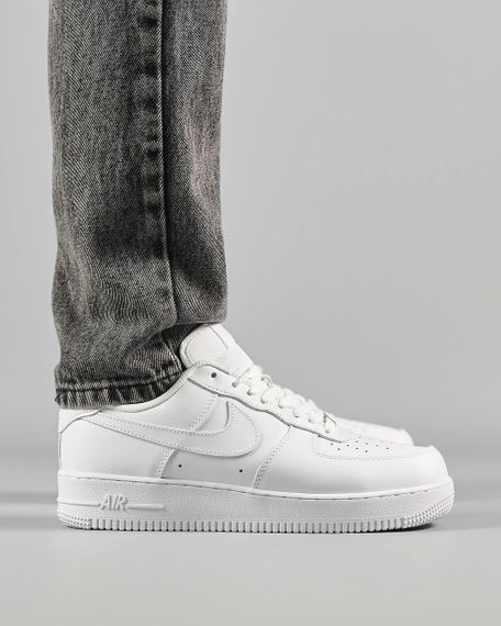 Чоловічі зимові кросівки Air Force 1 All White Fur, В'єтнам 44 28.0 см | Зображення 8