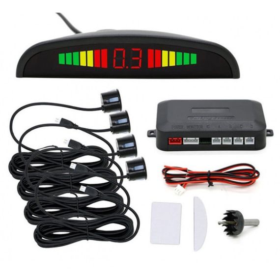 Парковочная система на 4 датчика парковки парктроник Assistant Parking Sensor ZS-14 | Зображення 6