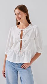 Блуза однотонна жіноча LAWA WTC02428 XL Білий shop (2000999218200)