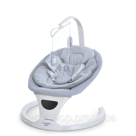 Укачивающий центр-шезлонг SOUL ME 1175 Light Gray