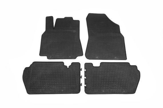 Резиновые коврики (Polytep) Передние (2 шт) для Citroen Berlingo 2008-2018 гг | Зображення 3