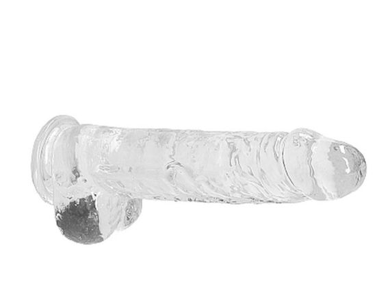 Фалоімітатор - Realrock Dildo 9" Transparent sexstyle | Зображення 1