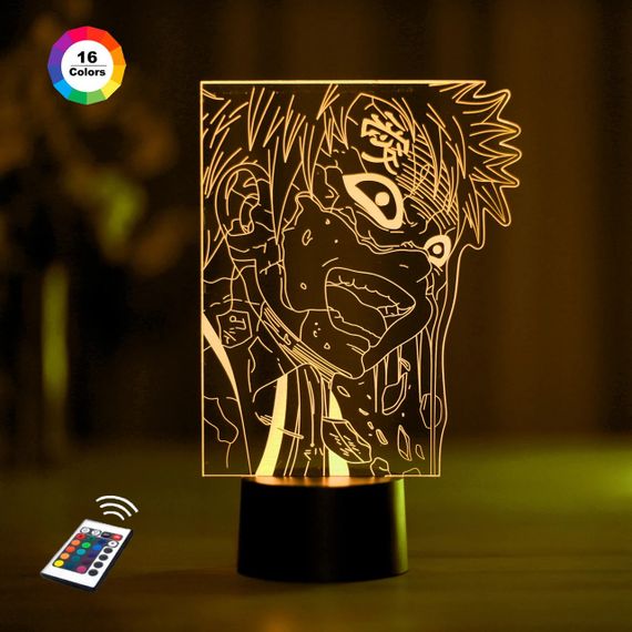 3D светильник ночник с пультом "Гаара 2" 3DTOYSLAMP