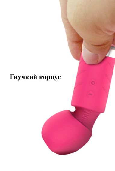 Компактний вібро-масажер червоного кольору (USB) | Зображення 6