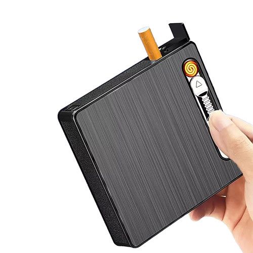 Автоматический Портсигар С Зажигалкой Usb 20 Сигарет FOCUS ПА-29 | Зображення 5