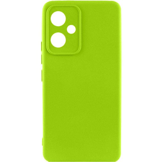 Чехол Silicone Cover Lakshmi Full Camera (A) для Xiaomi Redmi 12 Full camera, Салатовий/Neon Green, ТПУ (термопластичний поліуретан)