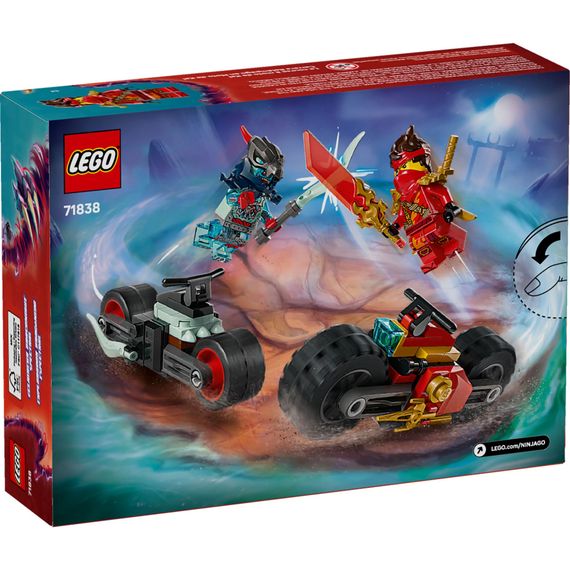 Конструктор LEGO NINJAGO Швидкісна гонка Кая на мотоциклі (71838) | Зображення 4