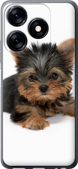 Чехол на Tecno Spark 10C Щенок йоркширского терьера "931u-3116-17620"