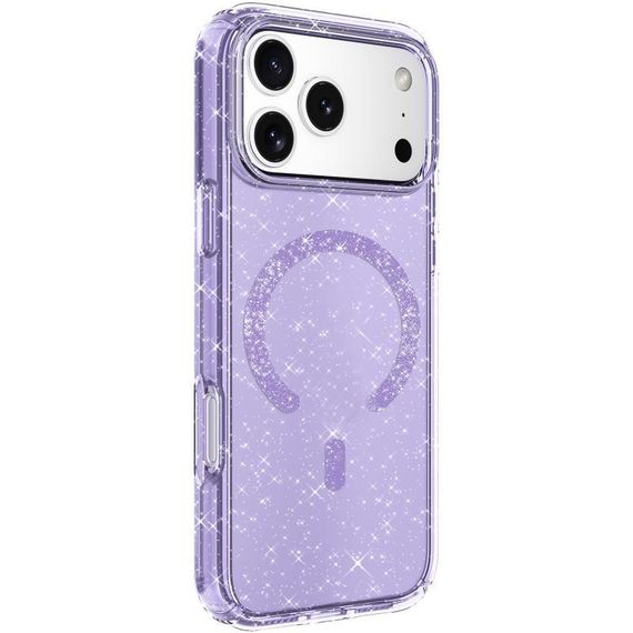 Чохол TPU Eclipse Sparkle (MagFit) для Apple iPhone 17 Pro (6.3") Purple | Зображення 1