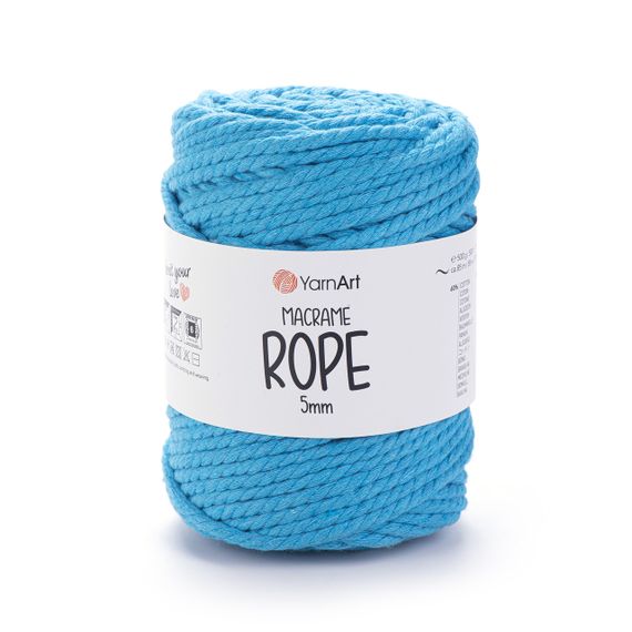 Пряжа YarnArt Macrame Rope 5 мм 763 бавовняний шнур для макраме, панно та кашпо