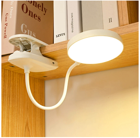 Настільна лампа Desk Lamp USB White Акумулятор 1200 мА·год | Зображення 1