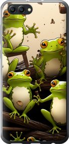 Чехол на Huawei Honor V10 / View 10 Жабки "5656u-1579-17620"