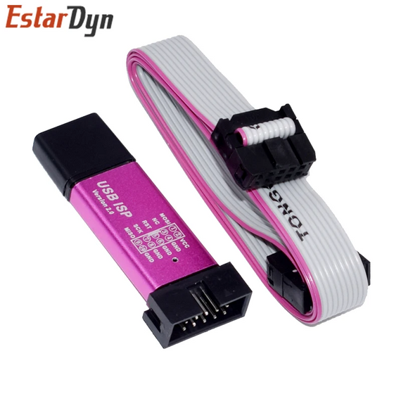 USB ISP програматор USBASP в алюмінієвому корпусі для AVR і 51