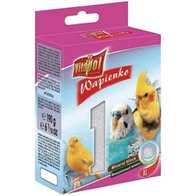 Мінеральний камінь Vitapol Wapienko Mineral Block XL для птахів 190 г (5904479027535)