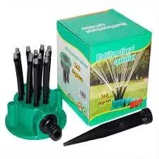 Спринклерный ороситель 360 multifunctional Water разбрызгиватель распылитель для полива газона | Зображення 3