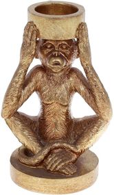 Подсвечник Monkey Gold 11х8.5х17 см