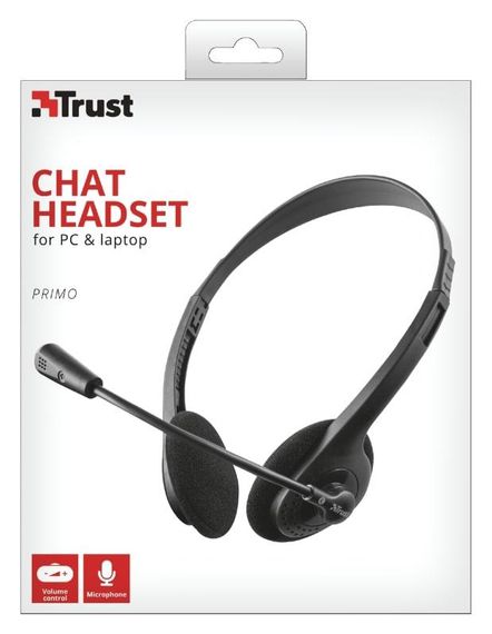 Гарнитура для ПК Trust Primo Chat 3.5mm Black (21665_TRUST) | Зображення 7