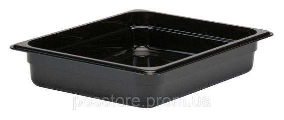 Гастроемкость Cambro GN 1/2 (325х265 мм) из поликарбоната, Черный, 65 мм