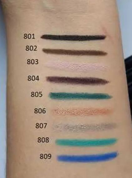 Гелевый карандаш для глаз Parisa Cosmetics 802 Коричневый | Зображення 2