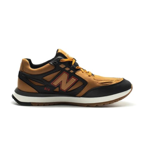 Кросівки шкіряні  New Balance колір коричневий, чорний | Зображення 1