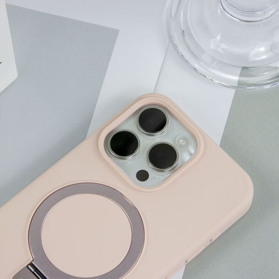 Чохол Silicone Case Full Protective NO LOGO with Ring для Apple iPhone 13 Pro Max (6.7") Pink | Зображення 5