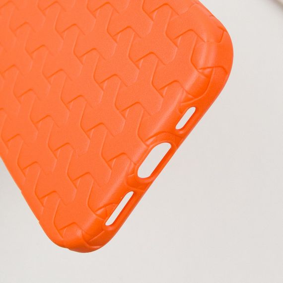 Чохол TPU Weaving для Apple iPhone 16 (6.1") Orange | Зображення 5