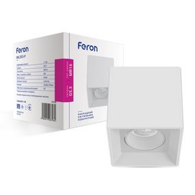 Накладний світильник Feron ML203-P під лампу білий