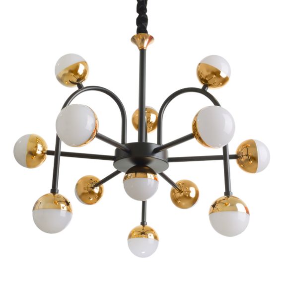 Люстра молекула подвесная LED 256W WW+NW+CW BK+G (BL-747S/13) | Зображення 6
