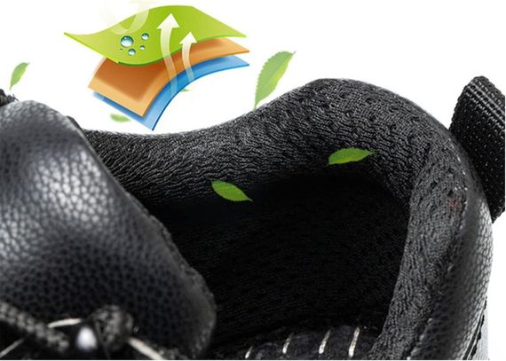 Робочі захисні кросівки fayengan розмір 38 з металевим носком, легкі, антиковзкі, уні 24 см гумова підошва | Зображення 4