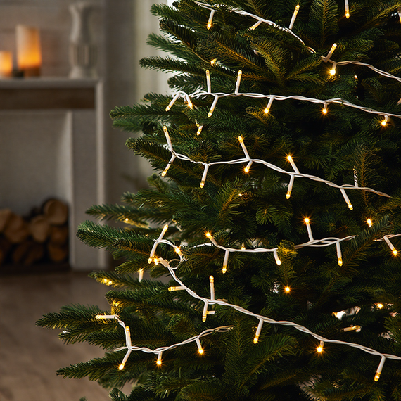 Гірлянда Різдвяна фея вулична 100 м 1000 LED білий провід Білий CF1000L100MWW | Зображення 7