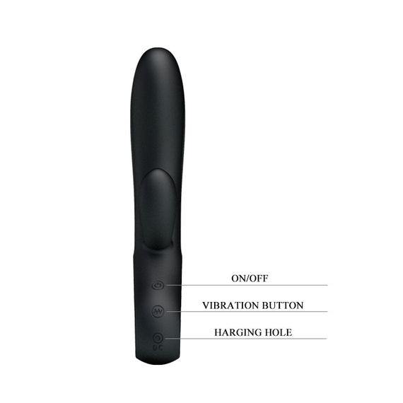 Вібратор - Pretty Love Elmer Vibrator Black Sex Aura | Зображення 4