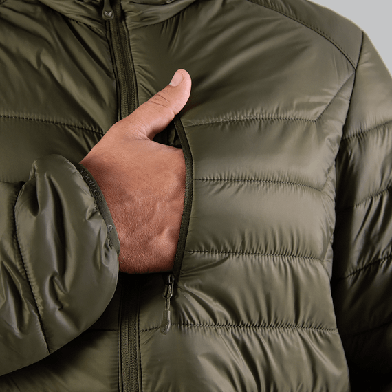 Легкий Пуховик Storm Hood 2.0 Олива (8393), XL | Зображення 3