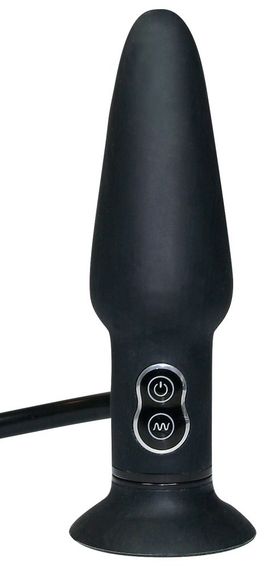 Анальна пробка - True Black Vibrating Anal Plug | Зображення 3
