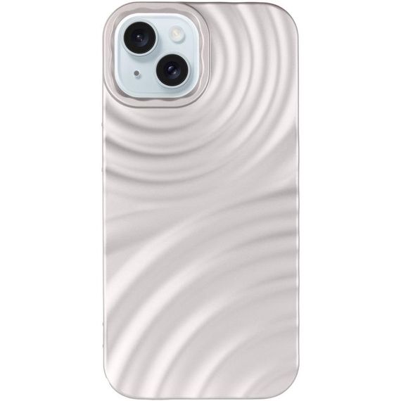 Чохол TPU MonoWave для Apple iPhone 15 (6.1") Light Gray | Зображення 1