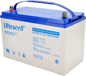 Акумулятор гелевий Ultracell 100Ah 12V UCG100-12 White Q1/48