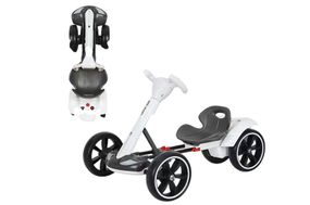 Електромобіль GO KART F1 white з пультом, EVA-колеса, 390 Вт Maraton