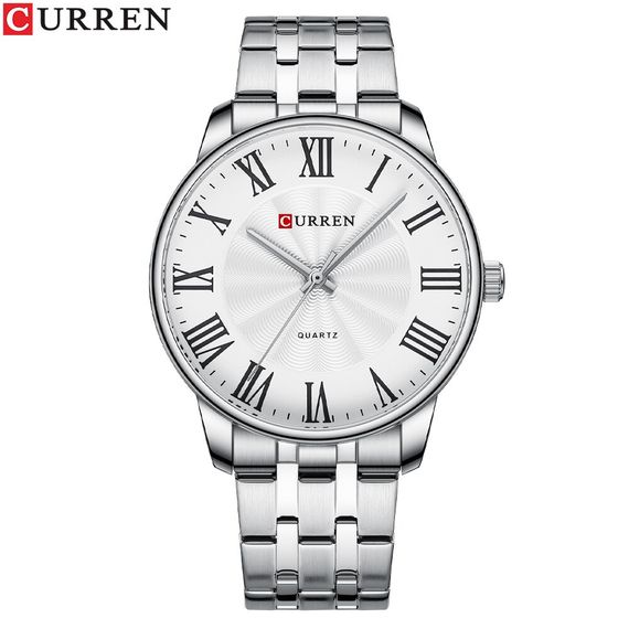 Чоловічий годинник Curren 8422 Silver-White