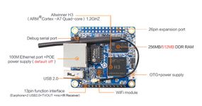 Orange Pi Zero LTS H3 Quad-Core 256Mb