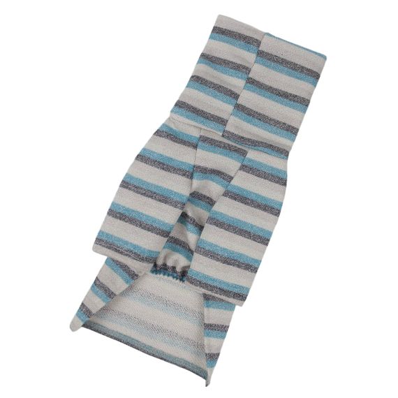 Гольф з люрексом смугастий блакитний Y-300 | Зображення 3