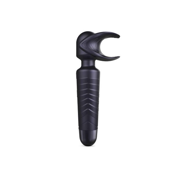 Мастурбатор-вібромасажер Manwan MAN.WAND EVO Black Plum, чудово для пар, вібромінет Sex Aura