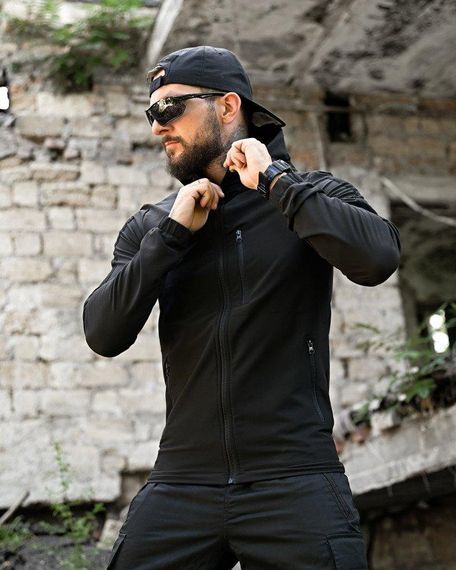 Полегшена тактична куртка Cambodia чорна поліція НП4881 | Зображення 1