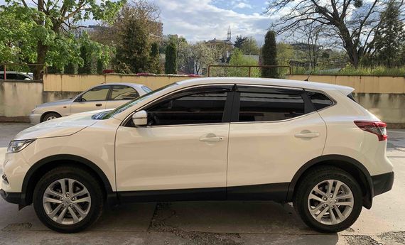 Вітровики з хром молдингом (Niken, 4 шт) для Nissan Qashqai 2014-2021рр | Зображення 2