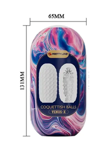 Мастурбатор яйцо Pretty Love - Coquettish balls VENUS-X sexstyle