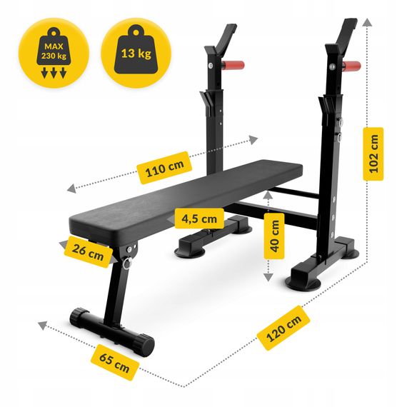 Лава тренувальна для жиму 4FIZJO Ultra з партою Скотта Black (P-5905973402590) | Зображення 3