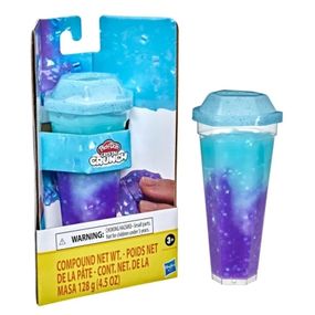 Набор для творчества Hasbro Play-Doh 1 Баночка слайма CRYSTAL CRUNCH ICY BLUE PURPLE (F5163)